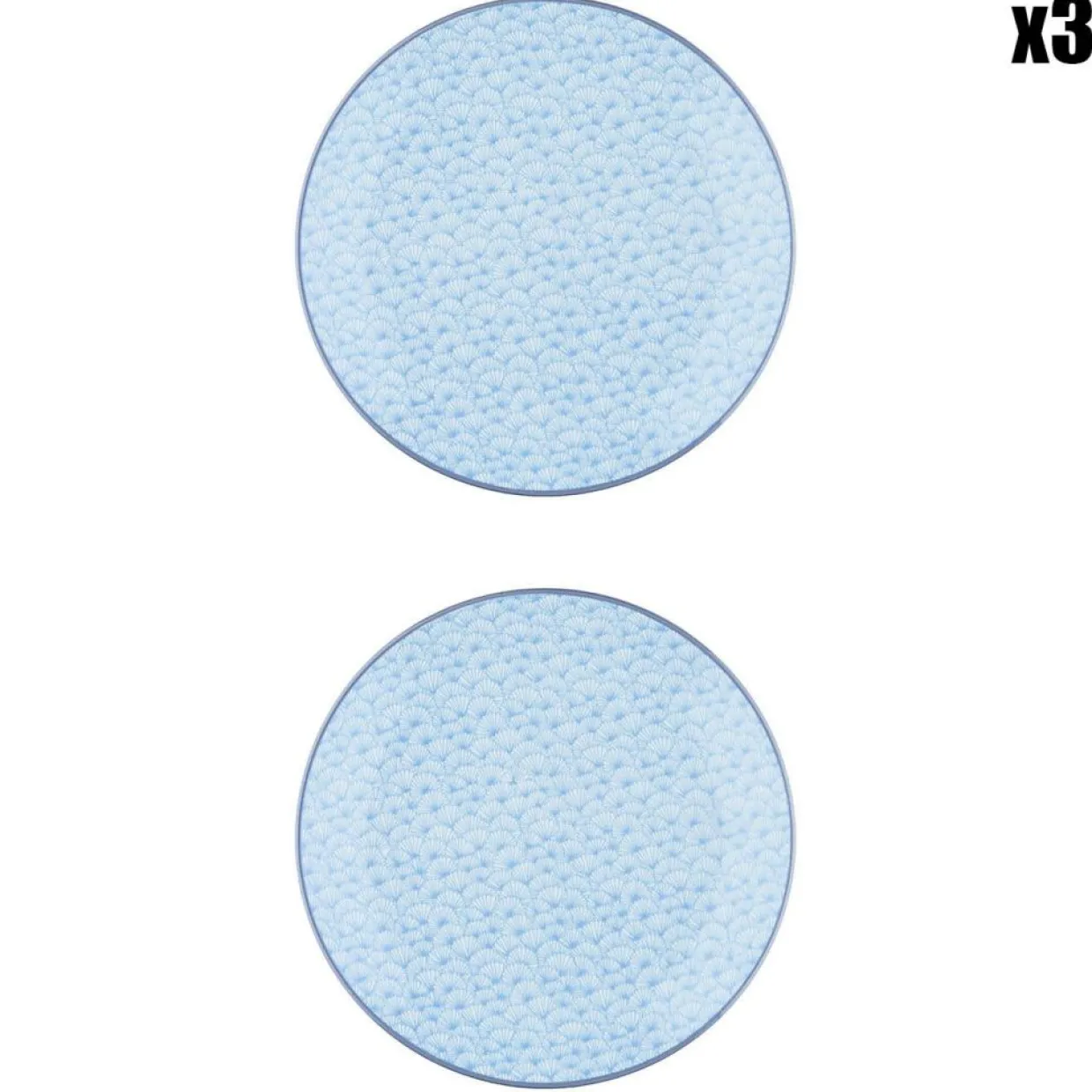 6 Assiettes à dessert Pattern Pastel rose pastel/bleu pastel/vert pastel - D.21 cm-Bjorn Outlet