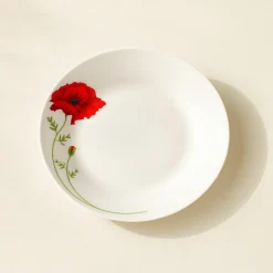 Novastyl Assiettes^6 Assiettes À DessertCoquelicot 19.5CmPorcelaine