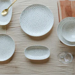 Novastyl Assiettes^6 Assiettes À DessertJasmin 20Cm EnPorcelaine Blanc
