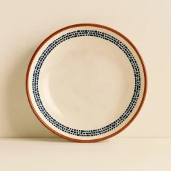 6 Assiettes À PâtesAmatxi 28Cm En FaienceBlanc-Novastyl New