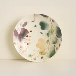 6 Assiettes CalottesAquarelle 21Cm EnPorcelaine-Novastyl Online