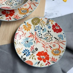 Novastyl Assiettes^6 Assiettes CalottesJaipur 19Cm En Grès