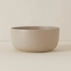 6 Assiettes CoupesArita 15Cm En Grès Gris-Novastyl Online