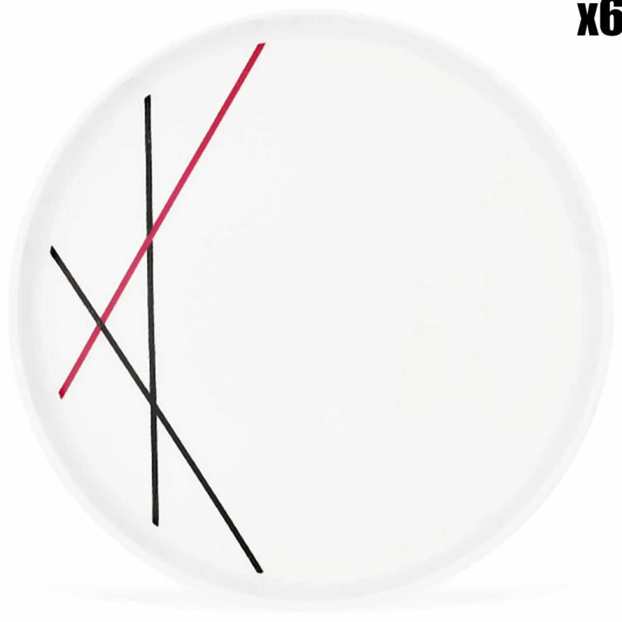 6 Assiettes creuses en Porcelaine Bistrot chef blanches - D.30 cm-Fauchon Online