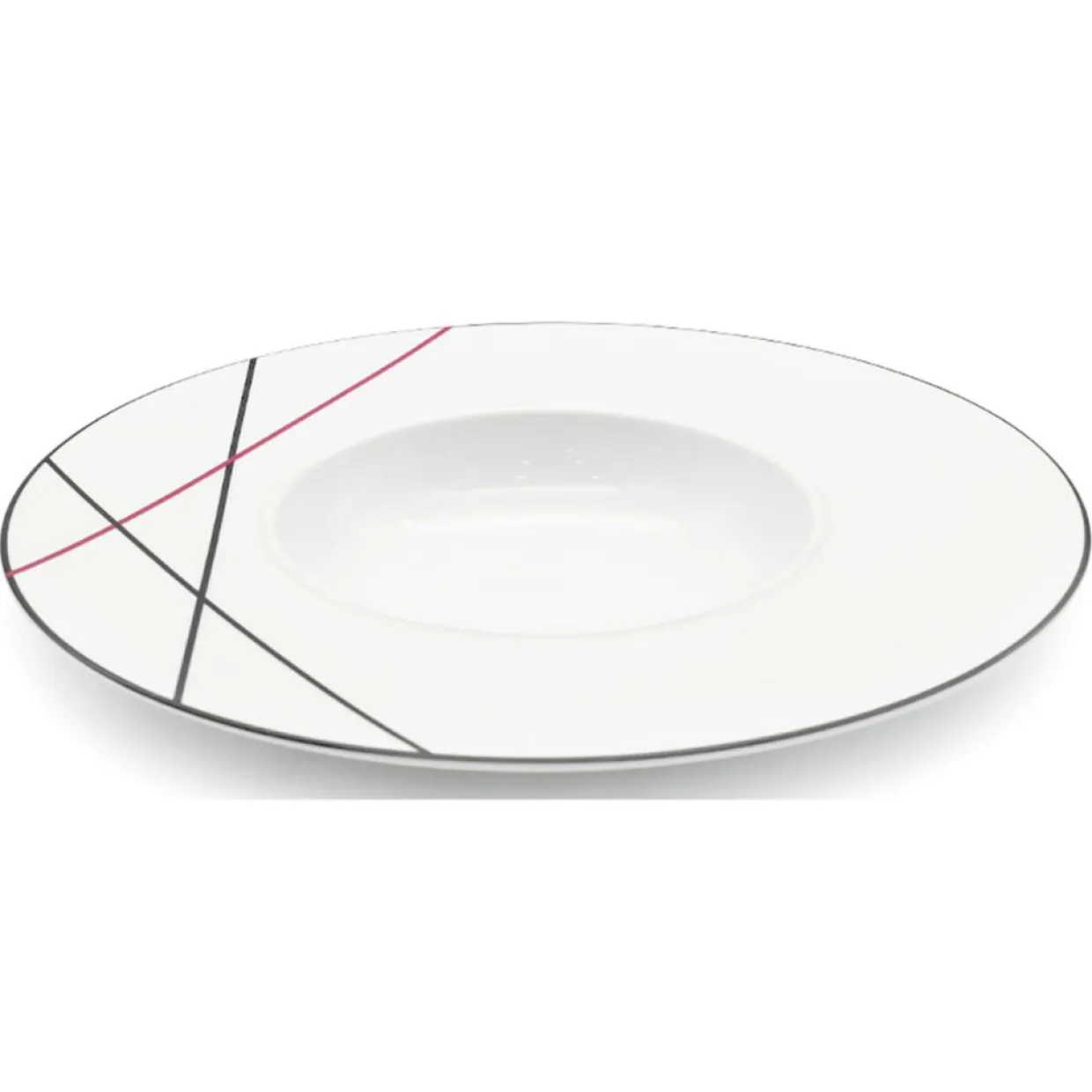 6 Assiettes creuses en Porcelaine Bistrot chef blanches - D.30 cm-Fauchon Online