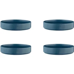 Bjorn Assiettes^4 Assiettes Creuses Scandi bleu marine - 100 cl