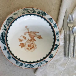 Novastyl Assiettes^6 Assiettes CreusesBotanic 21Cm EnPorcelaine