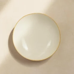 Novastyl Assiettes^6 Assiettes CreusesNuance 21Cm EnPorcelaine Blanc