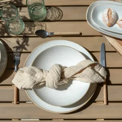 Novastyl Assiettes^6 Assiettes CreusesNuance 21Cm EnPorcelaine Blanc