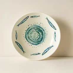6 Assiettes CreusesSardine 21.5Cm EnFaience-Novastyl Outlet