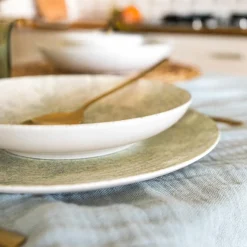 6 Assiettes ÀDessert Natura 21Cm EnPorcelaine-Novastyl New