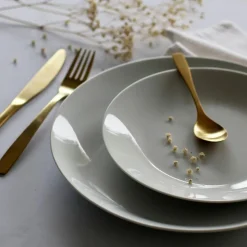 6 Assiettes DessertMetropolitan 21Cm EnPorcelaine Blanche-Novastyl Sale
