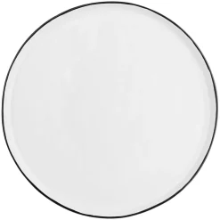 Bjorn Assiettes^4 Assiettes en Grès Napoli blanc neige - D.27 cm