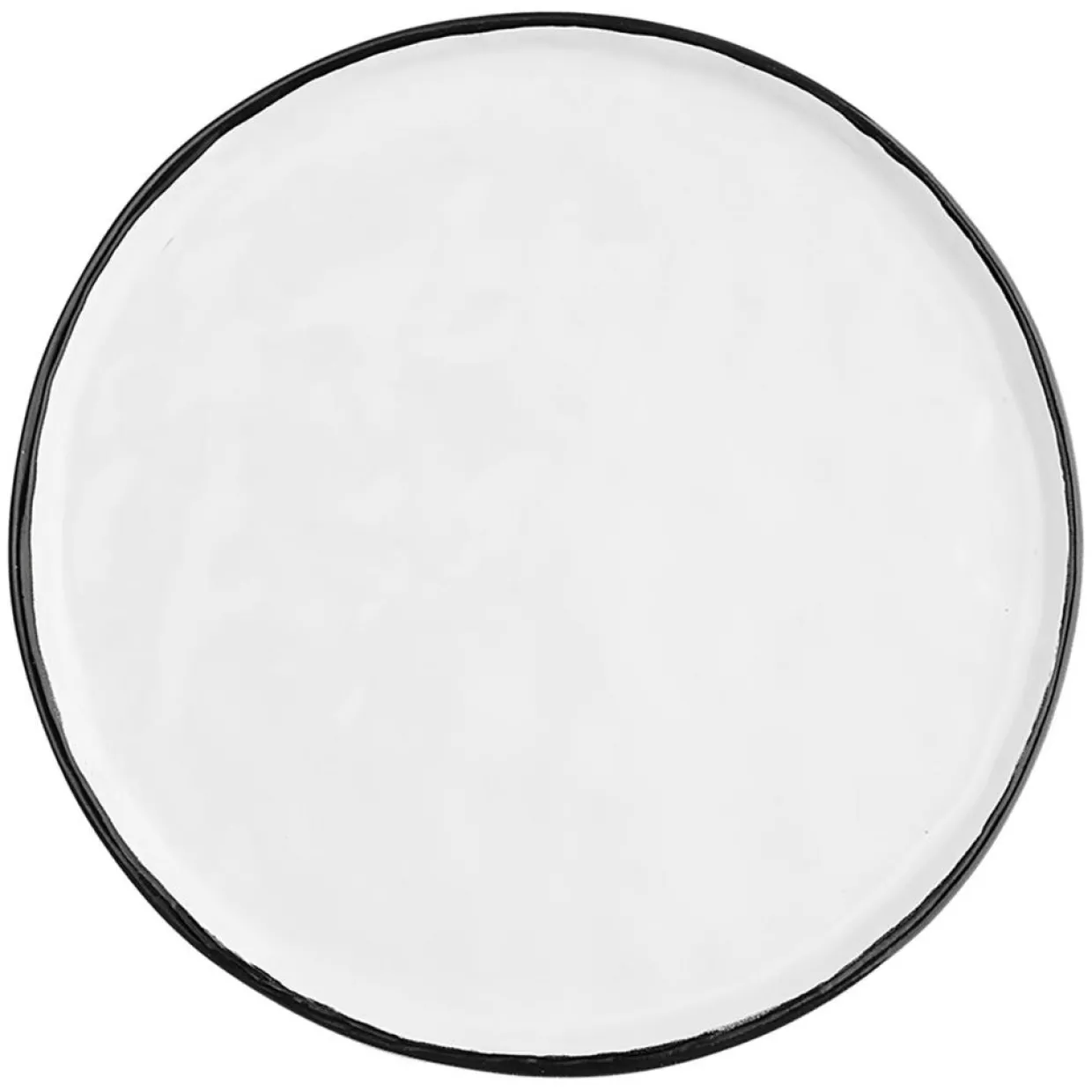 Bjorn Assiettes^4 Assiettes en Grès Pure blanc neige - D.16 cm