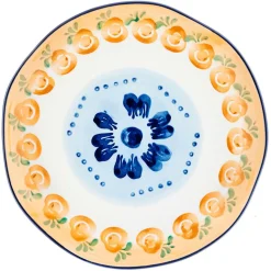4 Assiettes en Porcelaine Napoli multicolores - D.20 cm-Bjorn Best