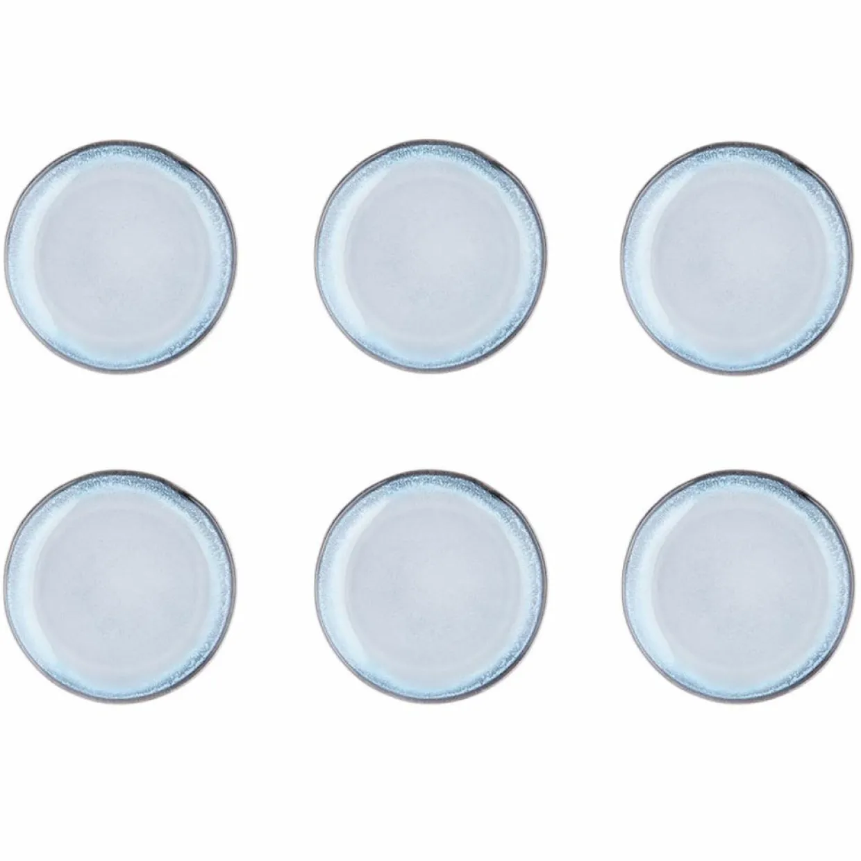 Bjorn Assiettes^6 Assiettes Genesis bleues - D.20.5 cm
