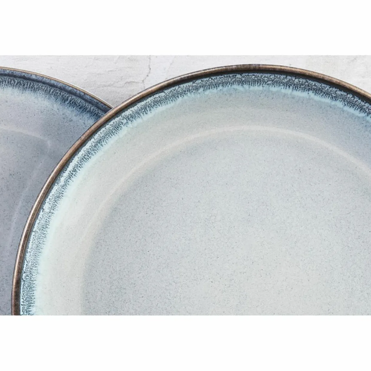 6 Assiettes Genesis bleues - D.27 cm-Bjorn Discount