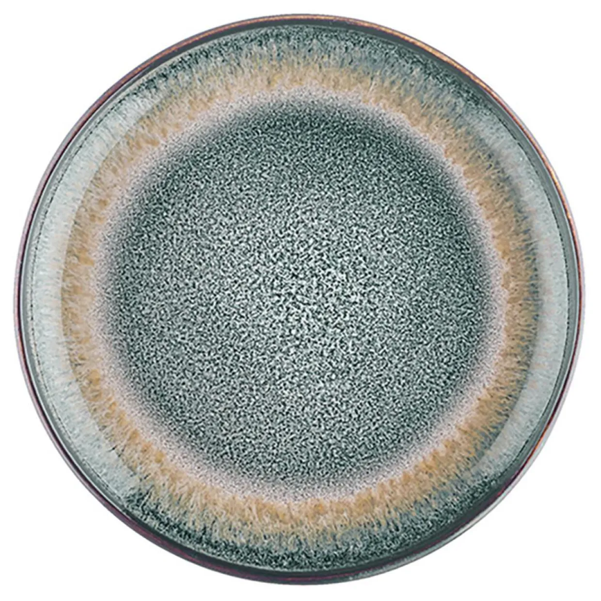 Bjorn Assiettes^6 Assiettes Genesis bleu/gris/kaki - D.10 cm