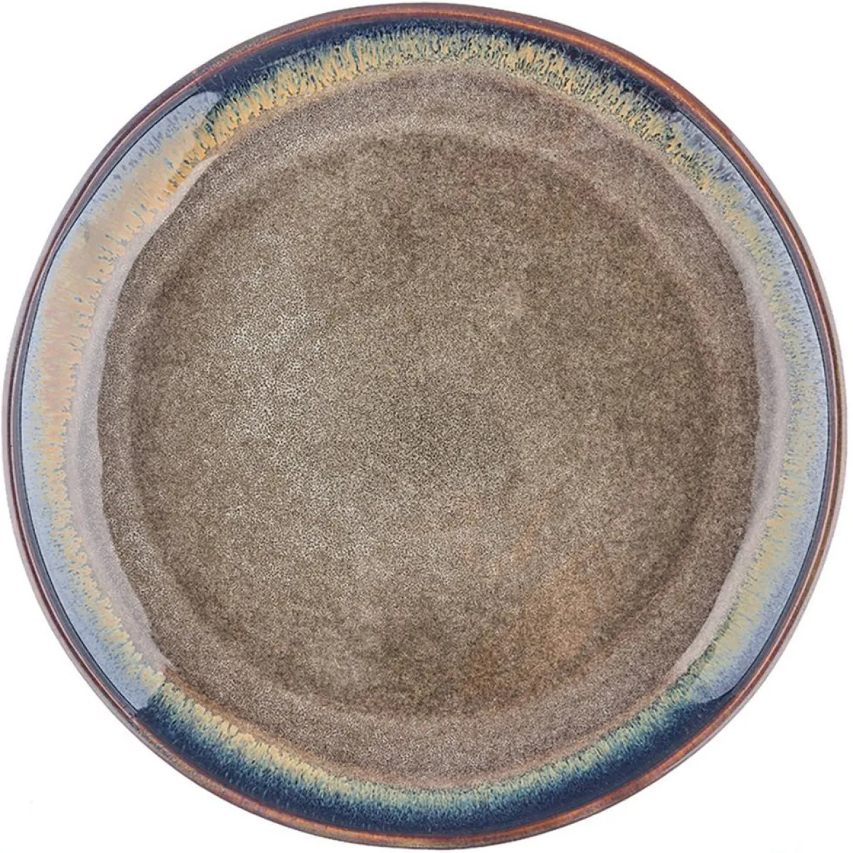 Bjorn Assiettes^6 Assiettes Genesis marron volcanique - D.27 cm