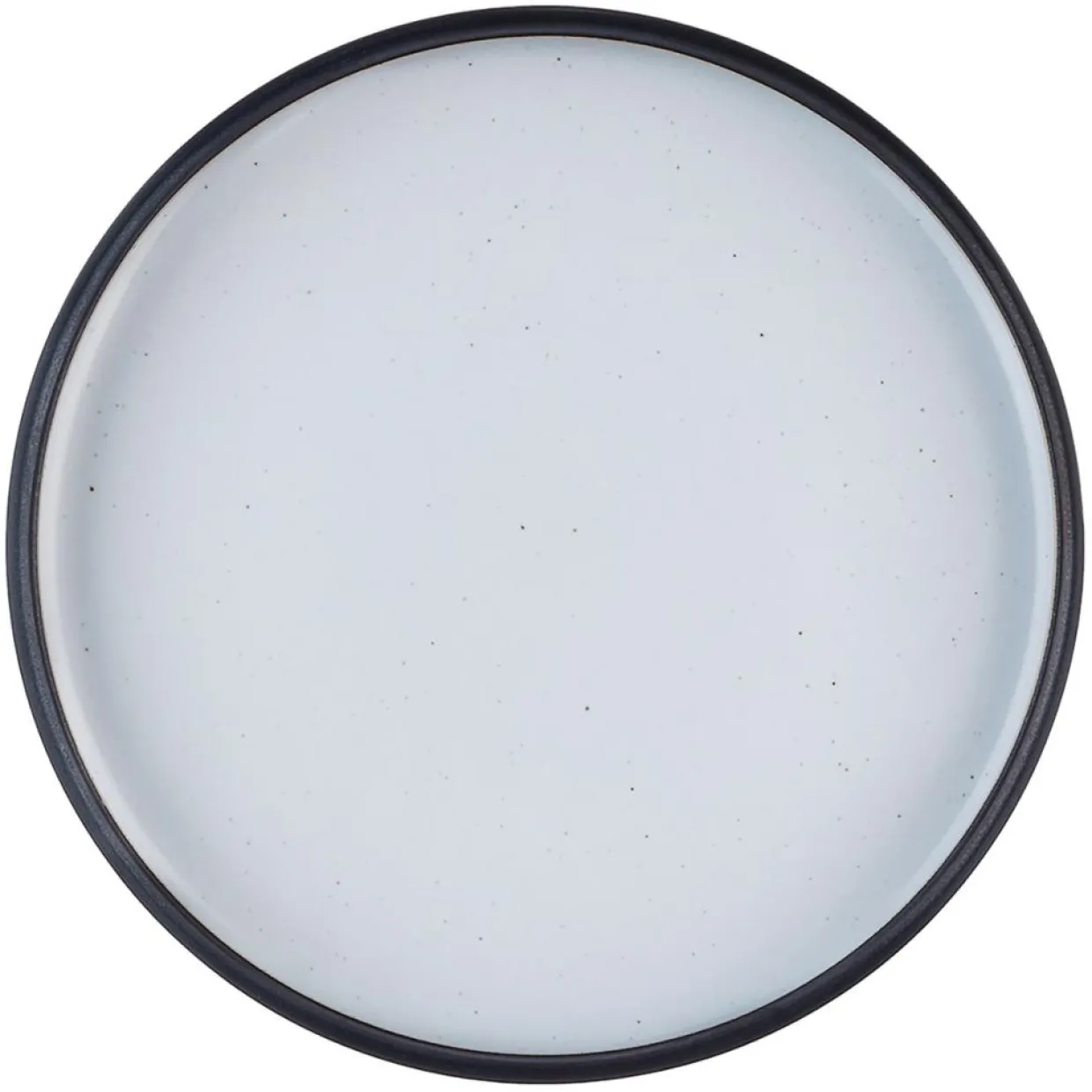 Bjorn Assiettes^4 Assiettes Gourmet granité/noir onyx - D.21,5 cm