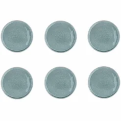 6 Assiettes Magma bleues - D.20 cm-Bjorn Clearance