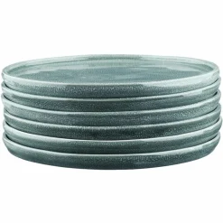 6 Assiettes Magma bleues - D.27 cm-Bjorn Sale