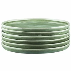 6 Assiettes Magma vertes - D.27 cm-Bjorn Hot