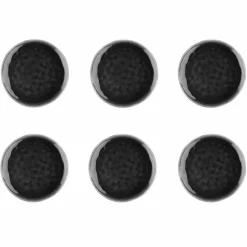 6 Assiettes Moon noires - D.21 cm-Bjorn Online
