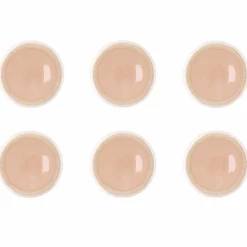 Bjorn Assiettes^6 Assiettes Oxygen rose poudre/beige - D.21.5 cm