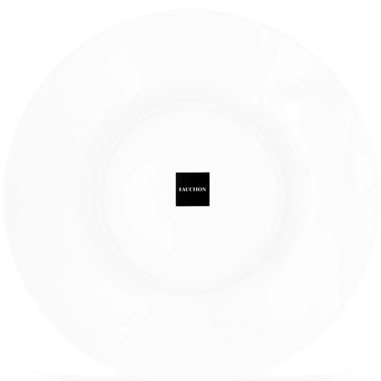 Fauchon Assiettes^6 Assiettes plates en Porcelaine Bistrot chef blanches - D.29 cm