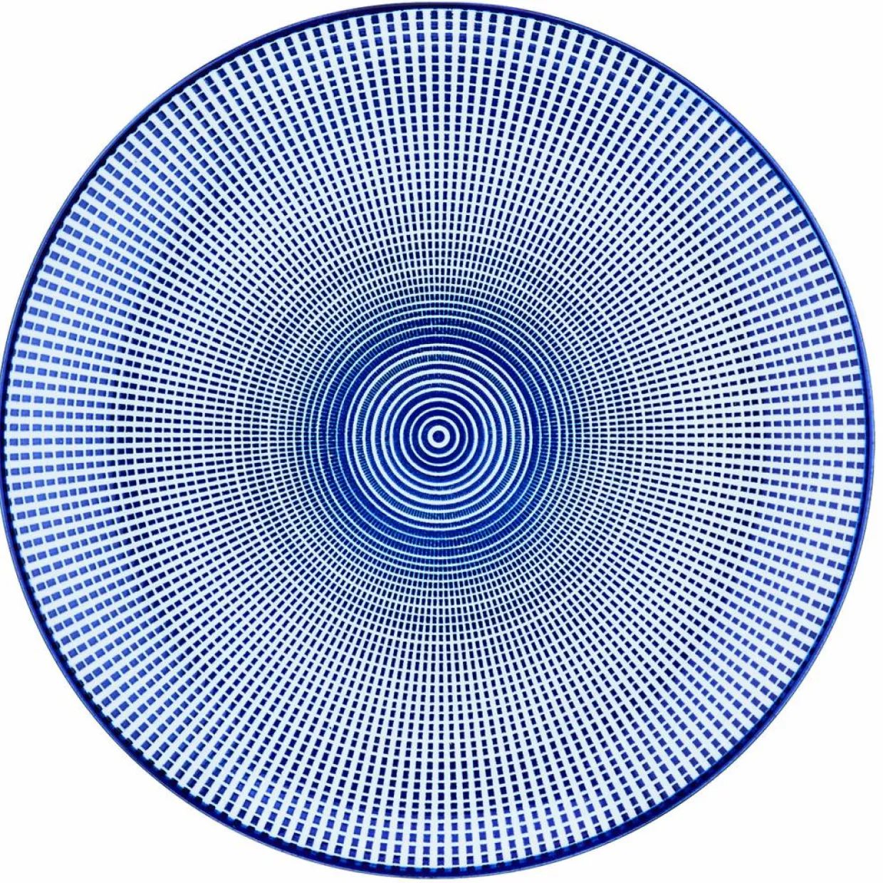 Bjorn Assiettes^6 Assiettes plates Pattern Dark blue bleu foncé - D.26 cm