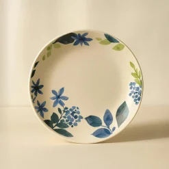 Novastyl Assiettes^6 Assiettes PlatesBleuet 26Cm En Grès
