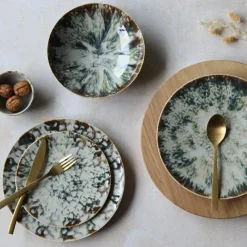 Novastyl Assiettes^6 Assiettes PlatesMaka 27Cm En Porcelaine