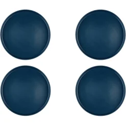 4 Assiettes Scandi bleu marine - D.27 cm-Bjorn Clearance