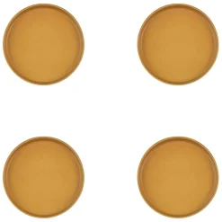 Bjorn Assiettes^4 Assiettes Scandi jaune ocre - D.16 cm