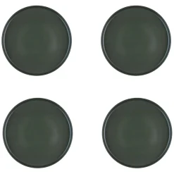 Bjorn Assiettes^4 Assiettes Scandi vert olive - D.21 cm