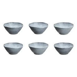 6 Bols en Grès Cloud gris clair - 50 cl-Bjorn Hot
