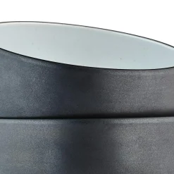 4 Bols en Grès Gourmet blanc granité/noir onyx - 70 cL-Bjorn Clearance