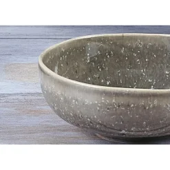 6 Bols en Grès Stellar gris/anthracite - 25 cl-Bjorn New