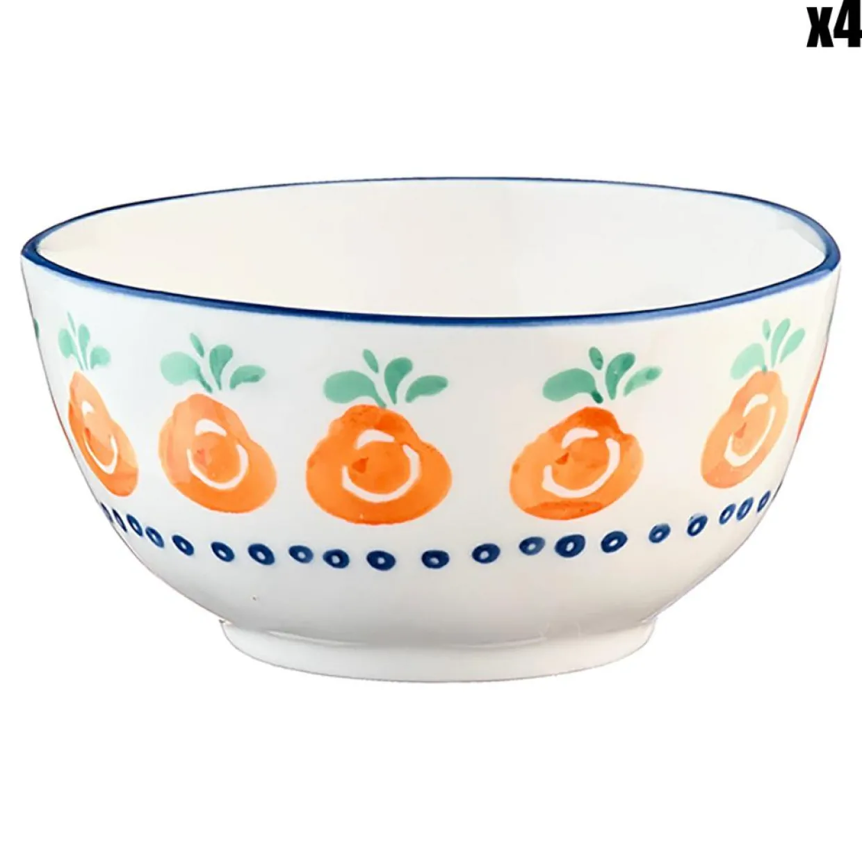 Bjorn Bols^4 Bols en Pocelaine Napoli multicolore - D.12 cm