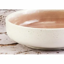 6 Bols Oxygen rose poudre/beige - D.22 cm-Bjorn Online