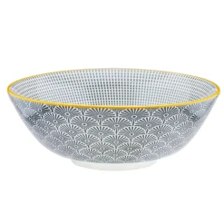 6 Bols Pattern Eclipse gris anthracite - D.21 cm-Bjorn Discount