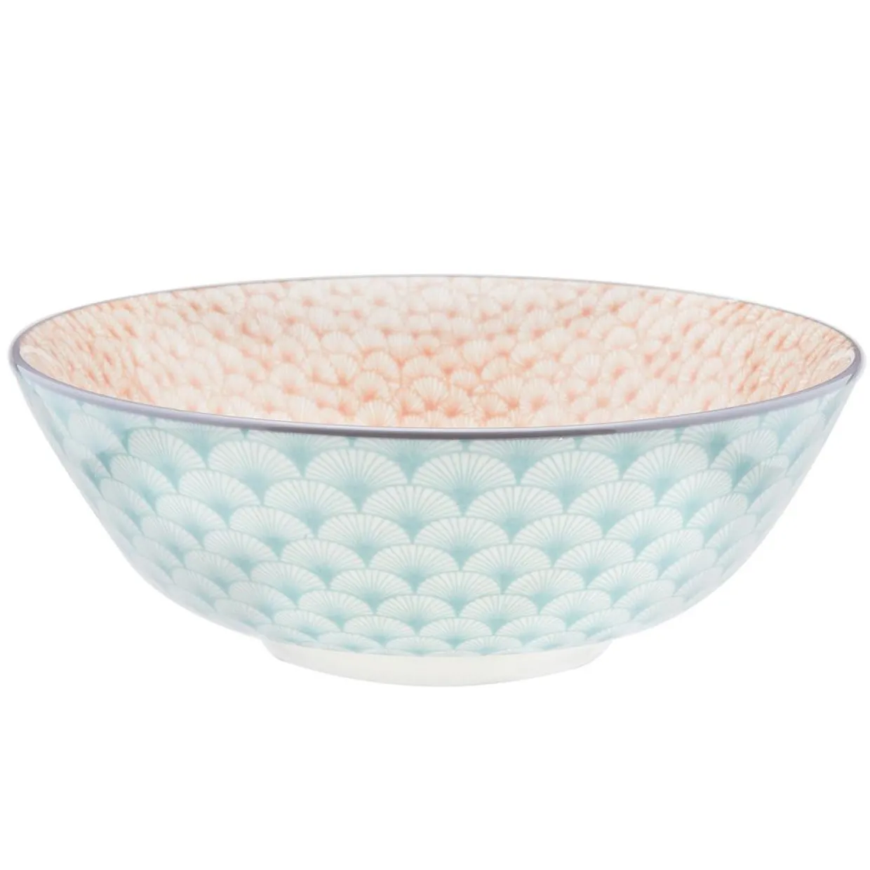 6 Bols Pattern Pastel rose pastel/bleu pastel/vert pastel - D.21 cm-Bjorn Discount