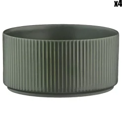 4 Bols Scandi vert olive - 40 cl-Bjorn Discount