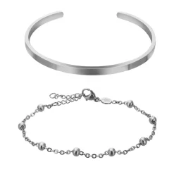 2 Bracelets Rustle argentés-Amelia Parker Discount