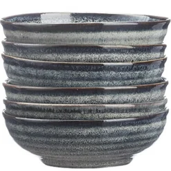 Bjorn Bols^6 Coupelles en Grès Zen gris/bleu - 15 cl