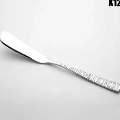 12 Couteaux à beurre Signature argentés - 16.4 cm-Fauchon Best