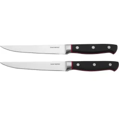 Gam'Hotel Couteaux^2 Couteaux à steak Hiro noir/rouge - 25 cm