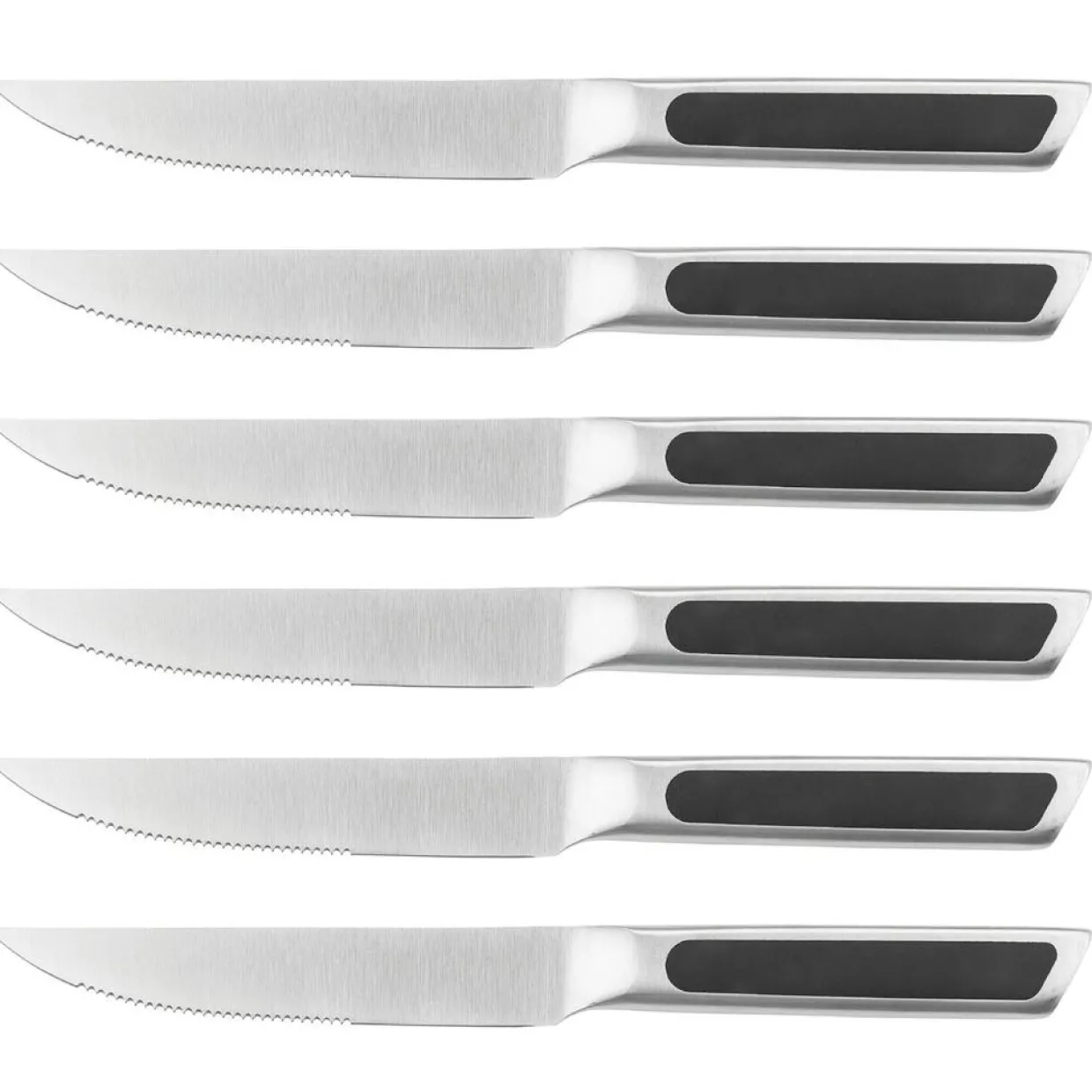 Bjorn Couteaux^6 Couteaux à steak Loki inox mat - 24x2x1 cm