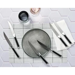 Bjorn Couteaux^6 Couteaux à steak Loki inox mat - 24x2x1 cm